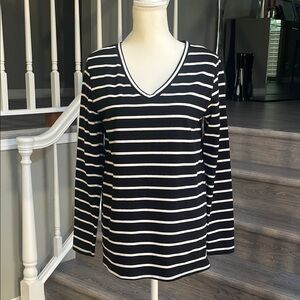 Zenana Striped Long Sleeve Top